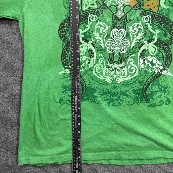 Delta Pro Weight Snake T-Shirt Mens 2XL Green Celtic Cross Irish St Patricks - Picture 7 of 9